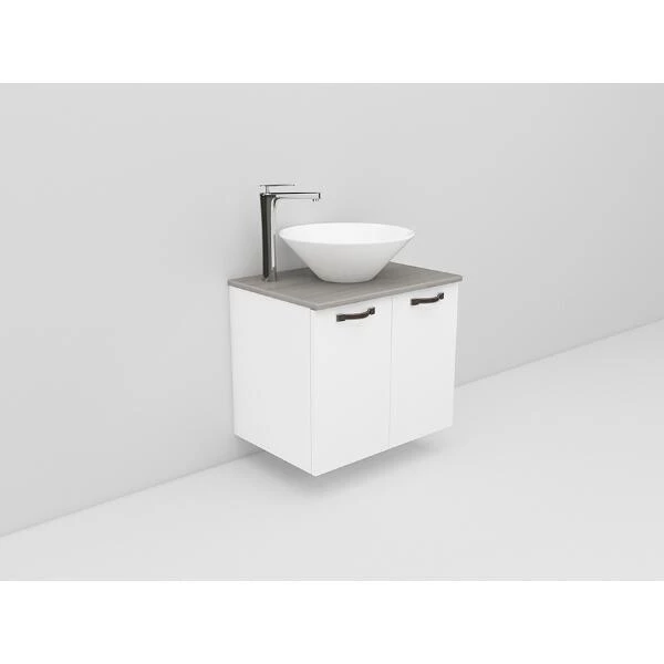 Badrumsmöbel Flexline Modell 3 60cm, Vit, Slät | Stuvbutiken