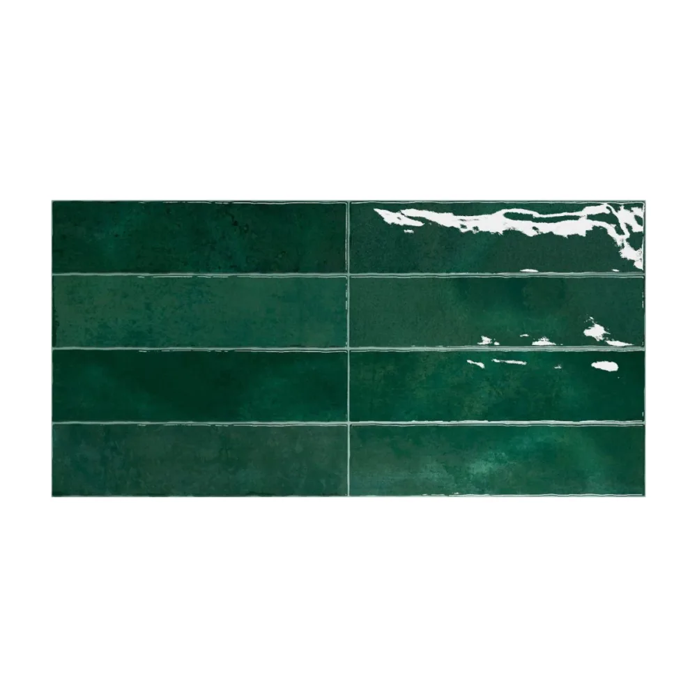 Kakel Nairobi Green Grön, 7.5x30cm | Stuvbutiken - Bild 2