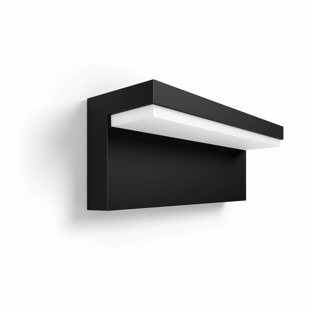 Kjøp Philips Hue Vegglampe Nyro HUE, utendørs, 13,5W, svart.