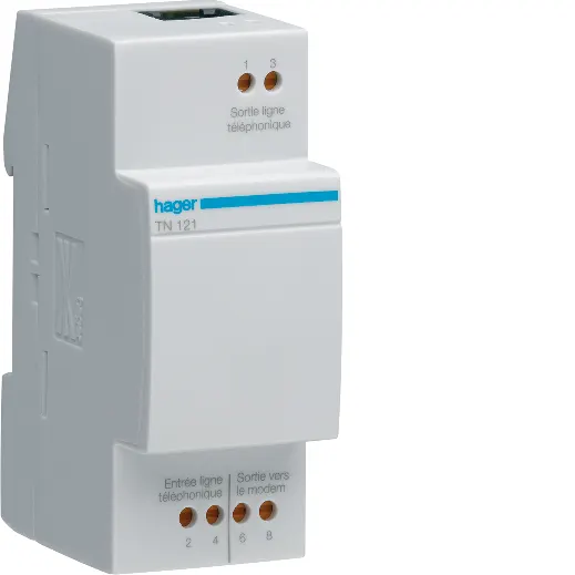 Hager TN121 ADSL-filter RJ45