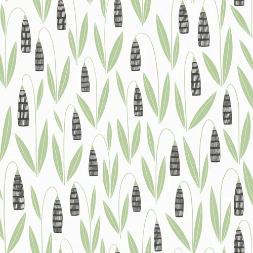 Midbec Tapeter - Snowdrops Seven