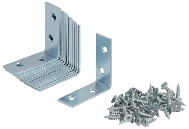 Vinkelbeslag 40x40x15mm 12 st