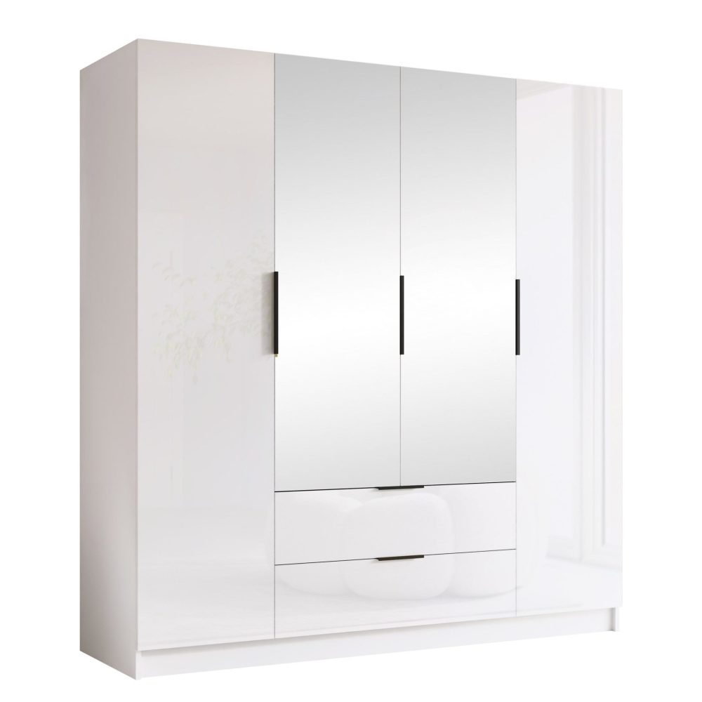 Kelros garderob med spegel 200x216 cm