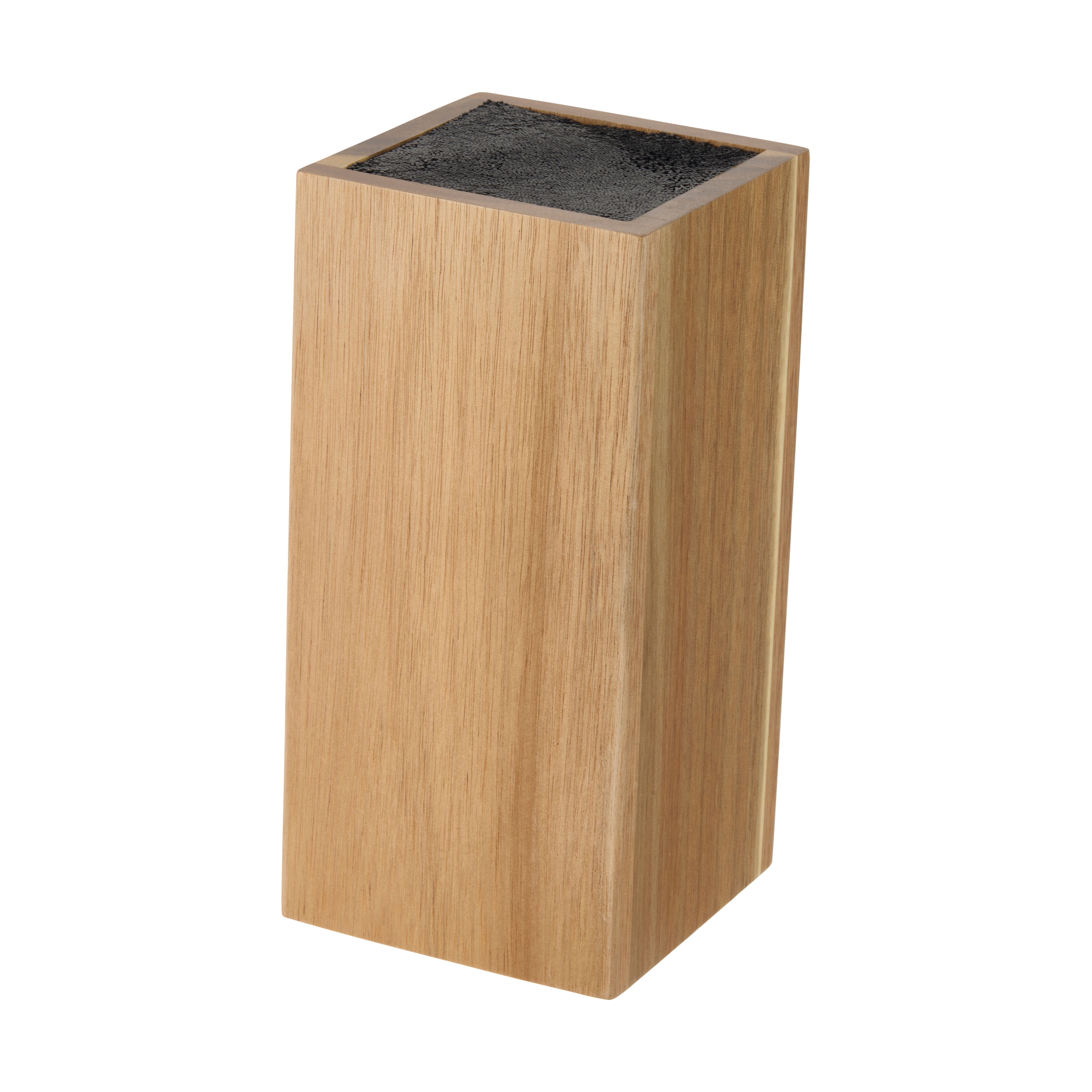 Kini Knivblock fyrkantigt akaciaträ, 23,5x10,7x10,7 cm