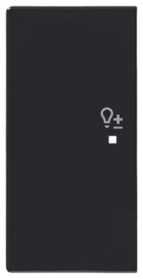 ABB Impressivo 6220-0-0164 Enkelvippa dimmer, vänster Antracit