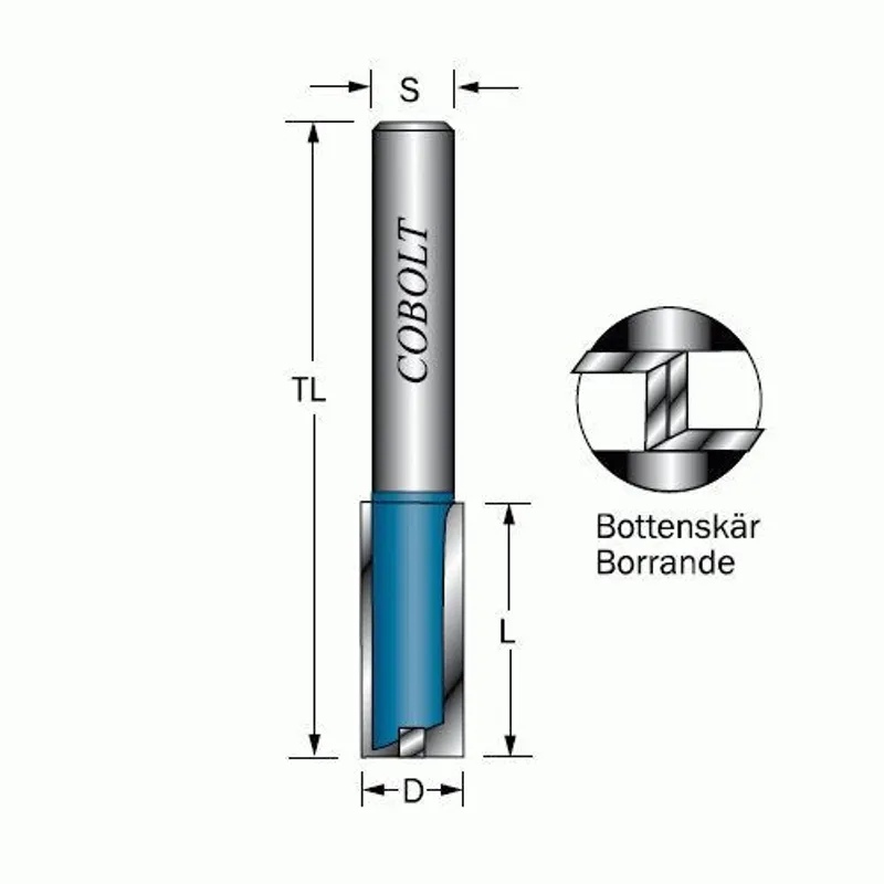 Cobolt Notfräs D=20 L=20 TL=80