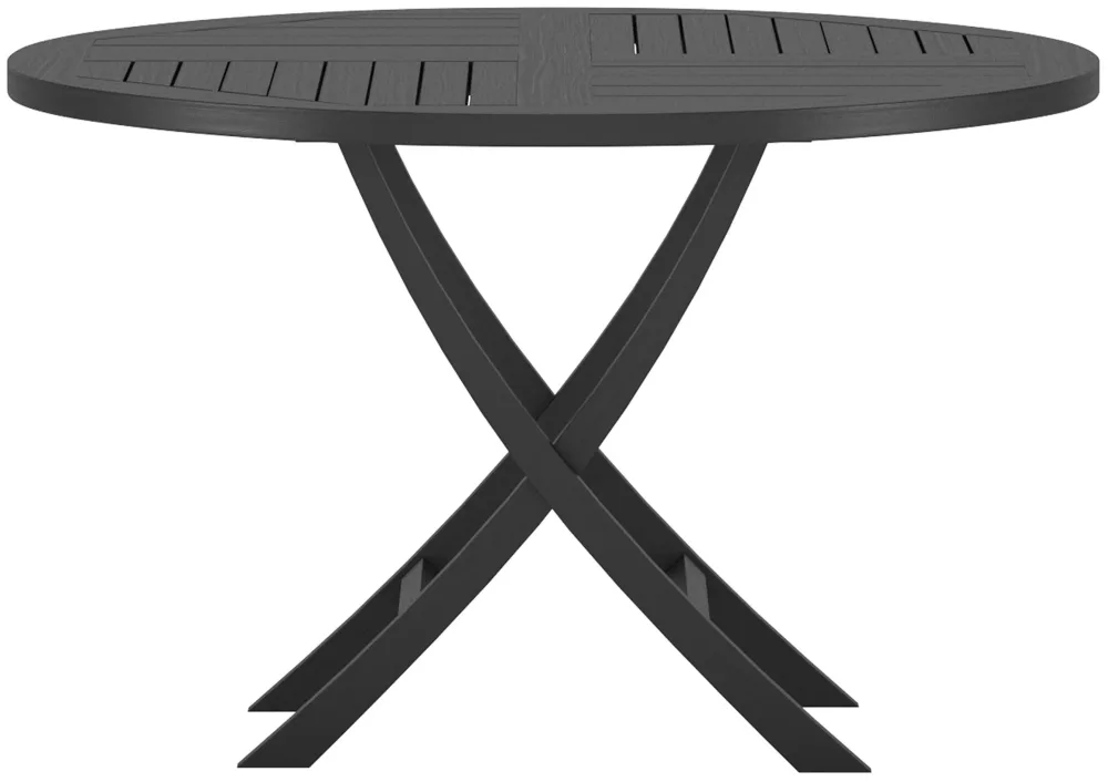 Venture Home Kenya Matbord ⌀120 cm Vitputsad