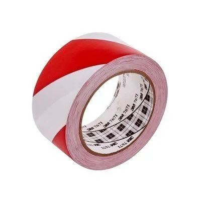 VARNINGSTEJP VIT/RÖD 50MX33MM