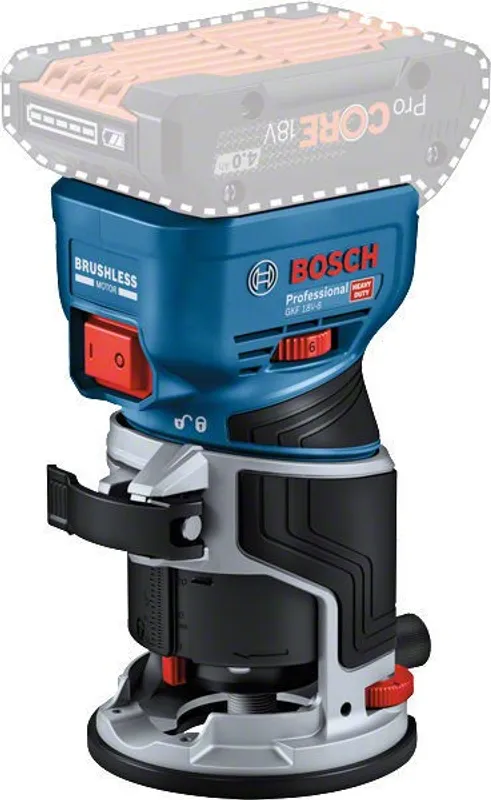 Bosch GKF 18V-8 Kantfräs 18V L-BOXX (utan batterier)