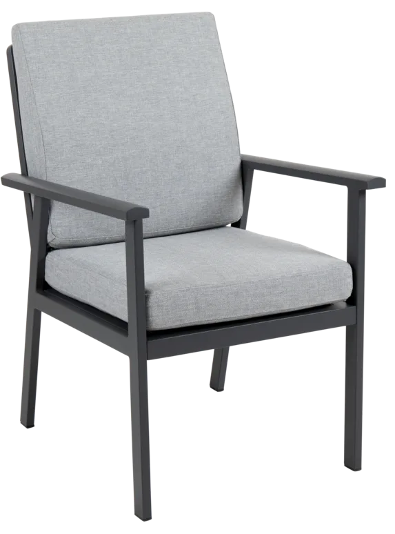 Brafab Samvaro Karmstol Vit/Pearl Grey