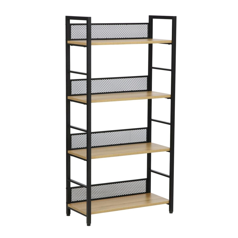 Hylla Hector ask/svart 60x28x121 cm