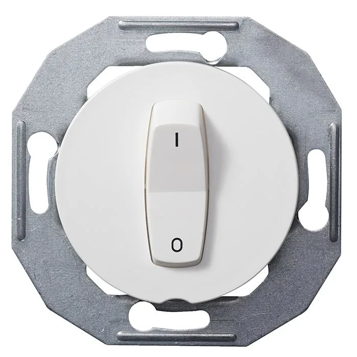 Schneider Electric Renova WDE011006 Vippströmställare utan ram, vit 1 vippa (kopplingstyp: 2-pol)