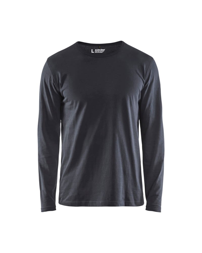 T-SHIRT 3500 LÅNGÄRMAD GRÅ XL MÖRKGRÅ