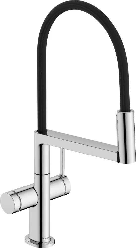 Hansgrohe Talis Select M54 PowderSpray Köksblandare Borstad svart krom PVD