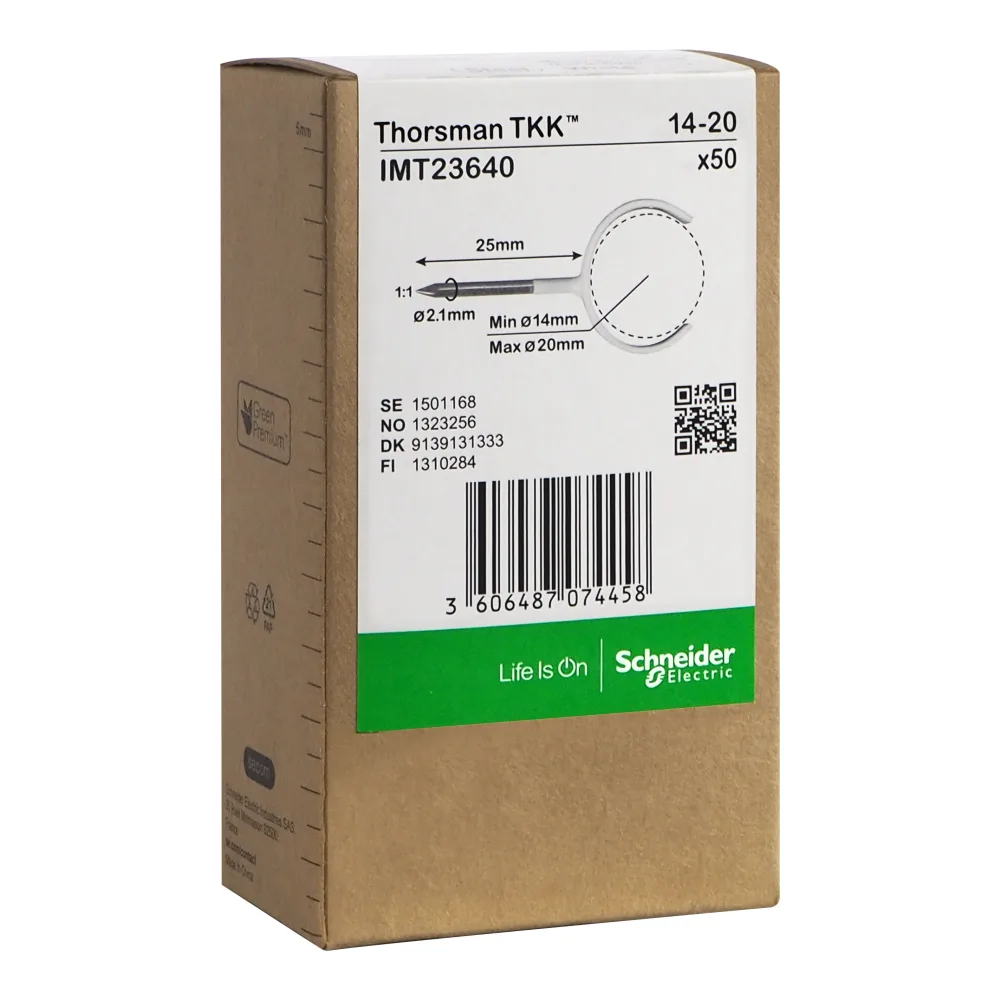 Schneider Electric IMT23640 Klammer spik, 50-pack