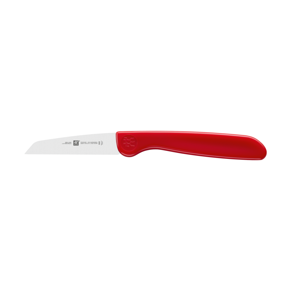 Zwilling Twin grip grönsakskniv 7 cm, Röd-rostfritt stål
