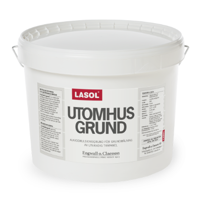Utomhusgrund Lasol Svart 5L