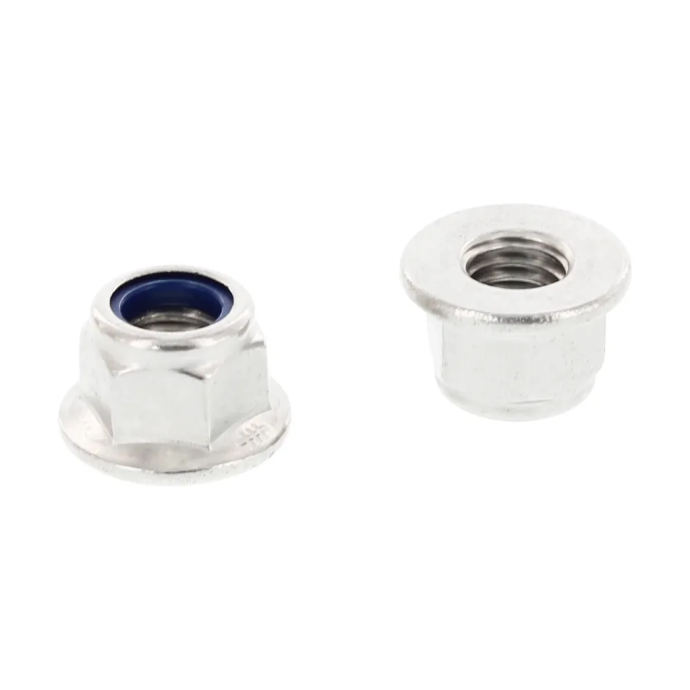 Schäfer & Peters 6926410 Flänsmutter med fläns, räfflad, rostfri A2 M10-gänga, 100-pack - Bild 2