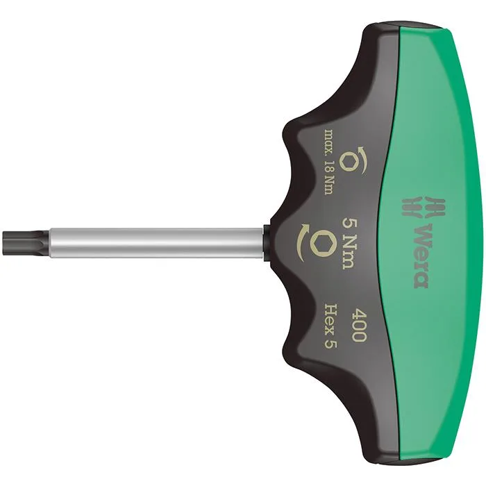 Wera 400 Hex Momentindikator T-handtag 5 Nm