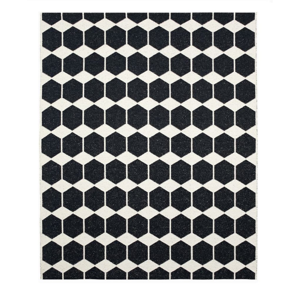 Anna matta stor svart, 150 x 200 cm