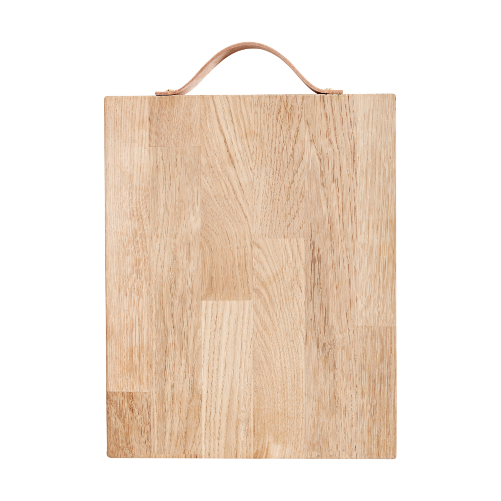 Andersen skärbräda läderhandtag Medium 24x30 cm, Oak
