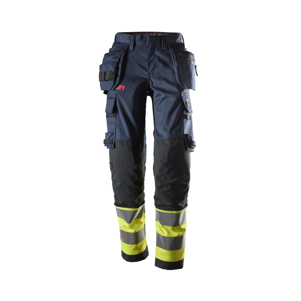 BYXA DAM HF PW HV KL1 MARIN/VARSEL GUL STL 42