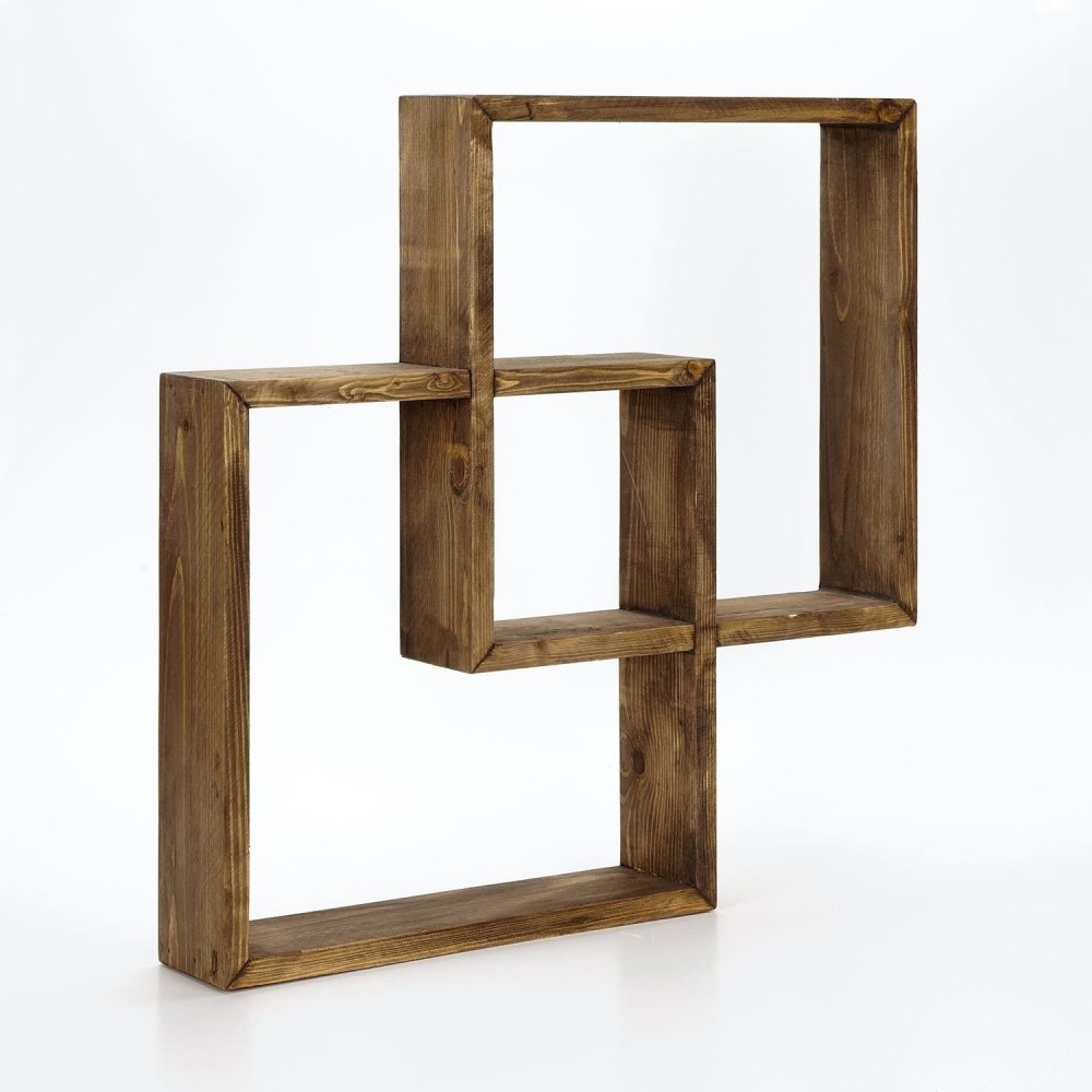 Orlind Dekorativ vägghylla 51x51x9 cm