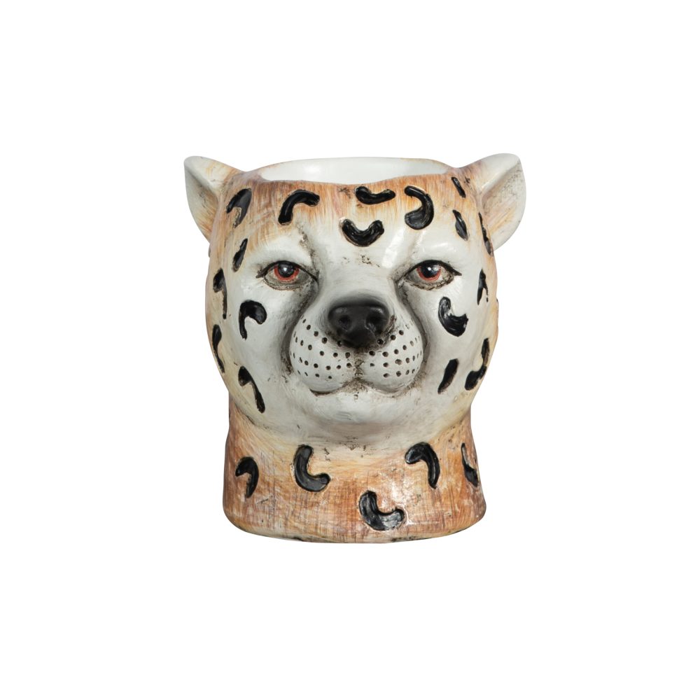 Cheetah dekoration 9,5 cm, Multi