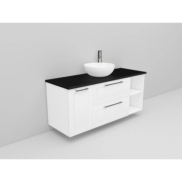 Badrumsmöbel Flexline Modell 168 120cm, Vit, Ram | Stuvbutiken - Bild 2