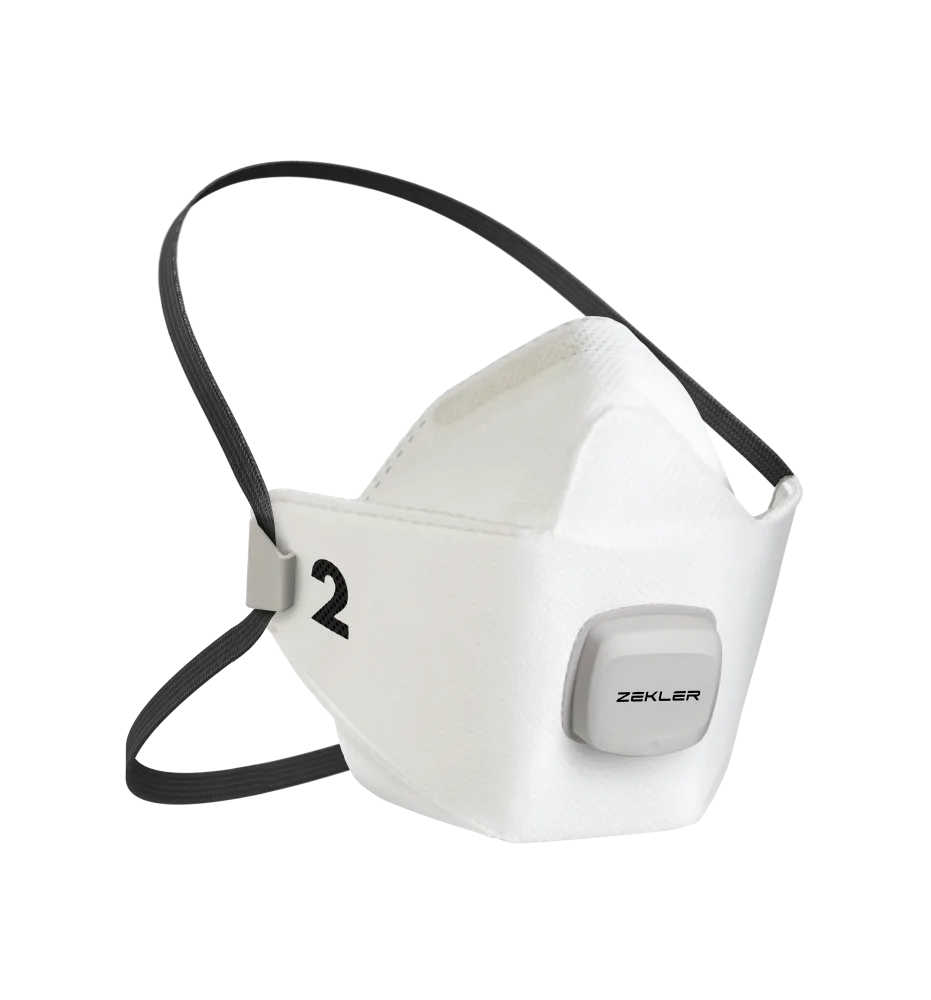 Zekler 1502V Halvmask 10-pack, filtrerande M/L