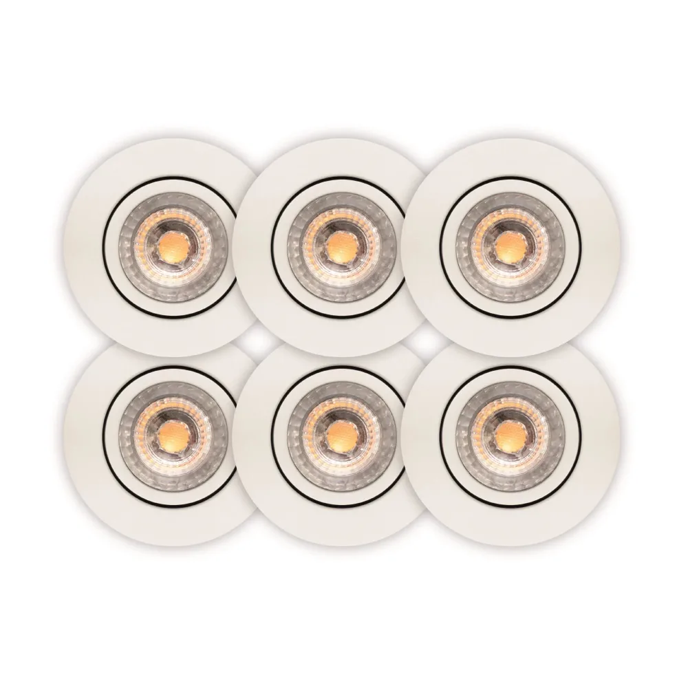 Scan Products Luna Low Profile 2.0 Downlight 2,7K, 6-pack 2,7K