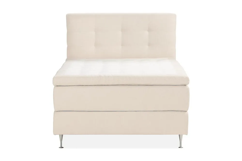 Oslo Lyx Sängpaket Boucle 120x200 Knappad gavel