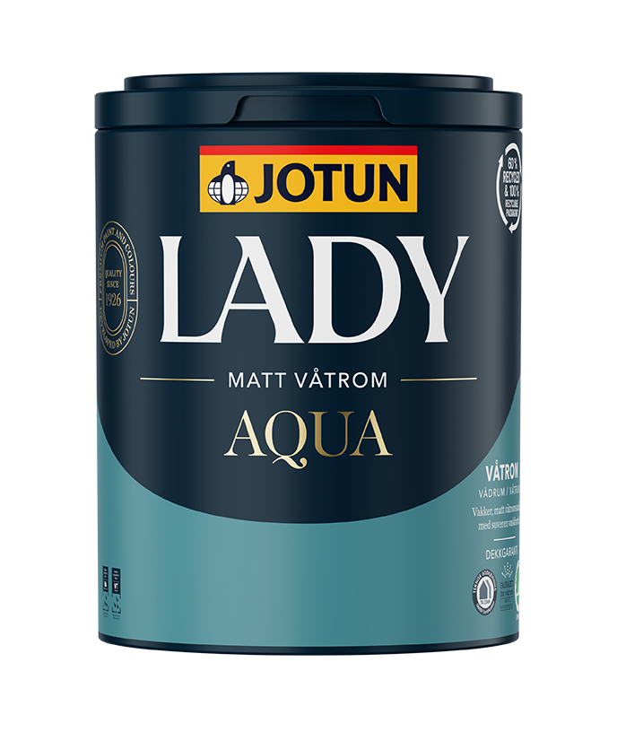 Lady Aqua Matt 0,68L Vit