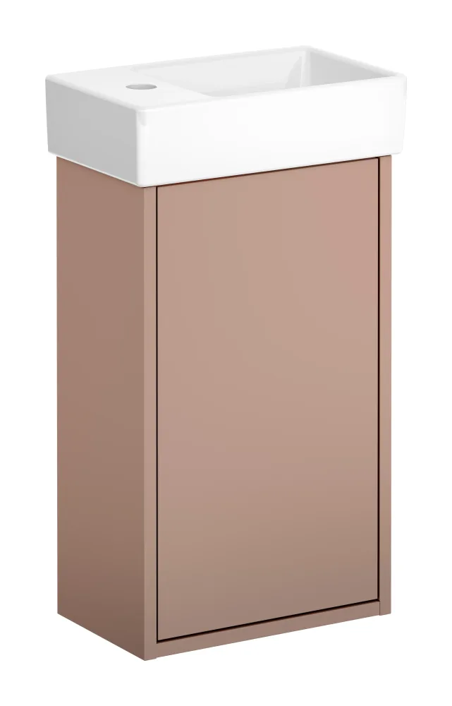 Gustavsberg Artic Small GB71ACVC34TL38L Kommodpaket askgrå/mattsvart, 36 cm, vänster Askgrå/mattsvart - Bild 2