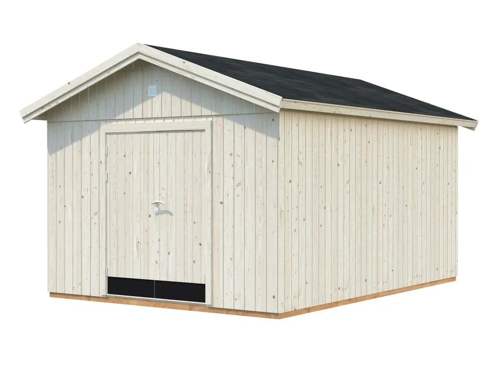 Palmako Martin Förråd 14,9 m²/inv. 13,6 m², obehandlad
