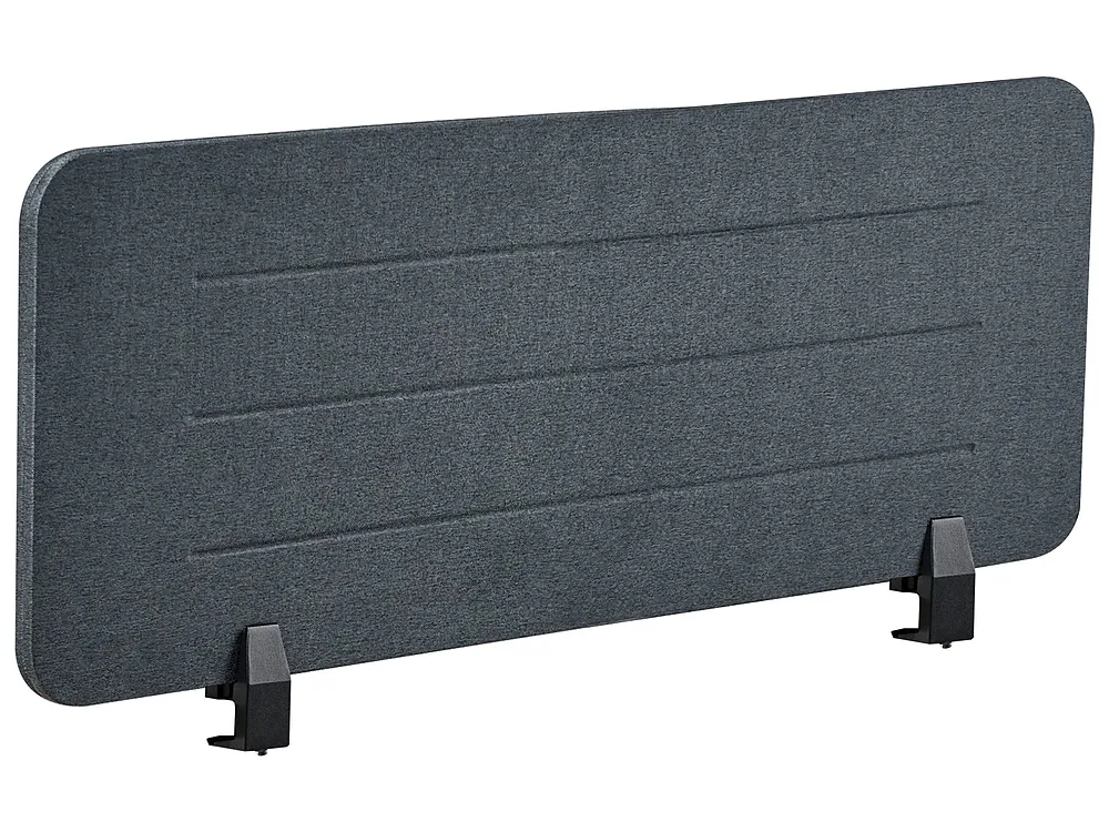 Skiljevägg för skrivbord ZIGGY 120 x 40 cm Mörkgrå