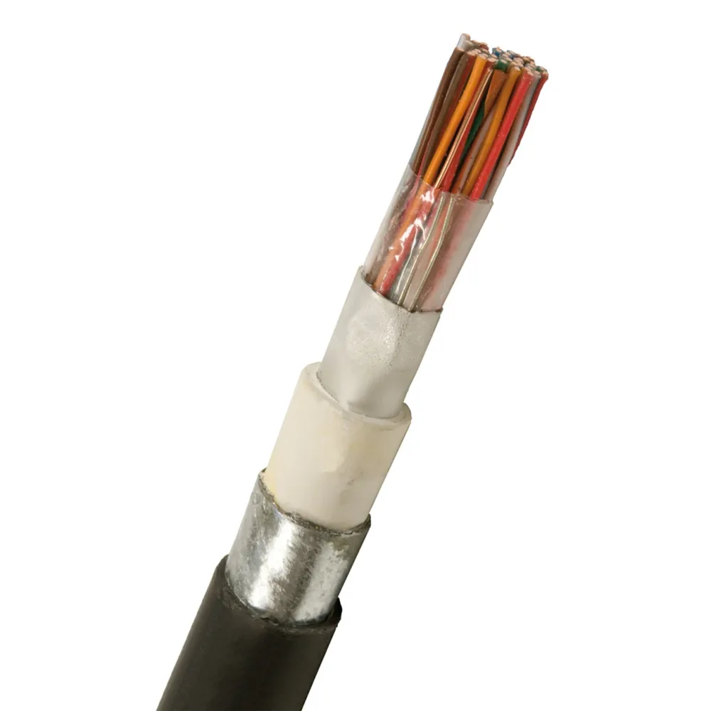 Nexans ELAQPQB Telekabel 30x2x0.6 mm, svart 1 m, kapad