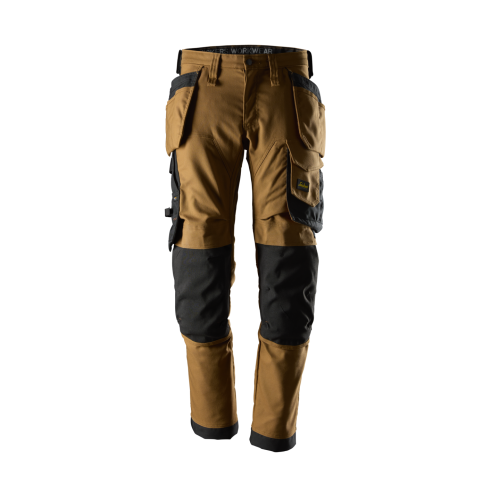 STRETCHBYXA CANVAS HF AW BRUN/SVART STL 54