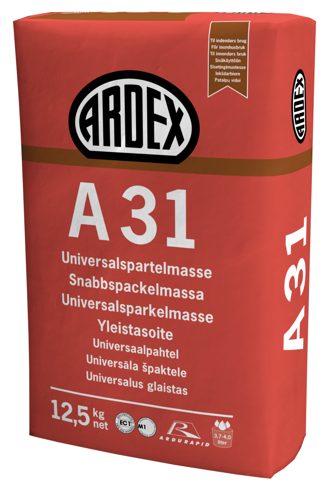 FINSPACKEL A31 12,5KG LAGRINGSTID 12MÅN ARDEX