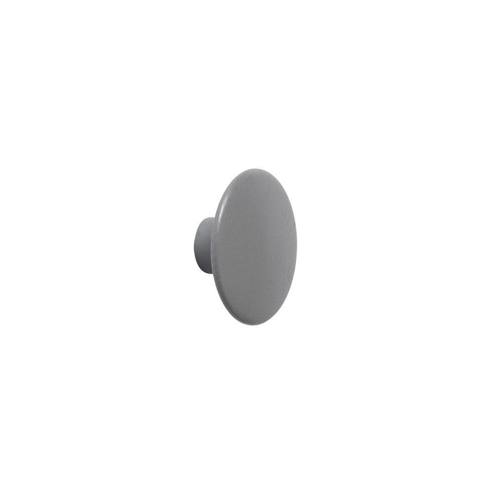 The Dots klädkrok mörkgrå, Ø6,5 cm