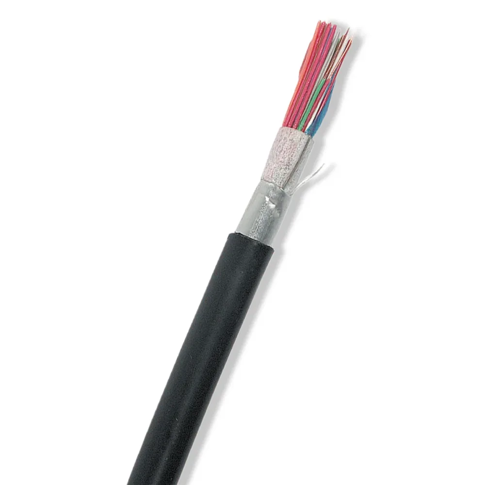 Nexans EUALEV Telekabel 5 x 2 x 0,7 mm, svart 1 m, kapad