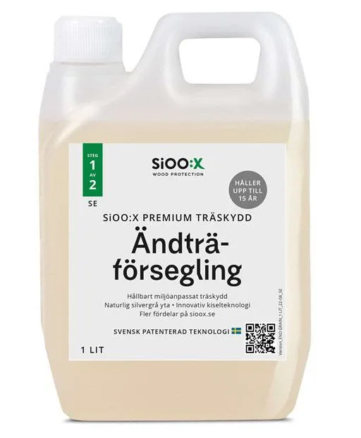SiOO:X 1913-SE Ändträförsegling träskydd, steg 1 3 l