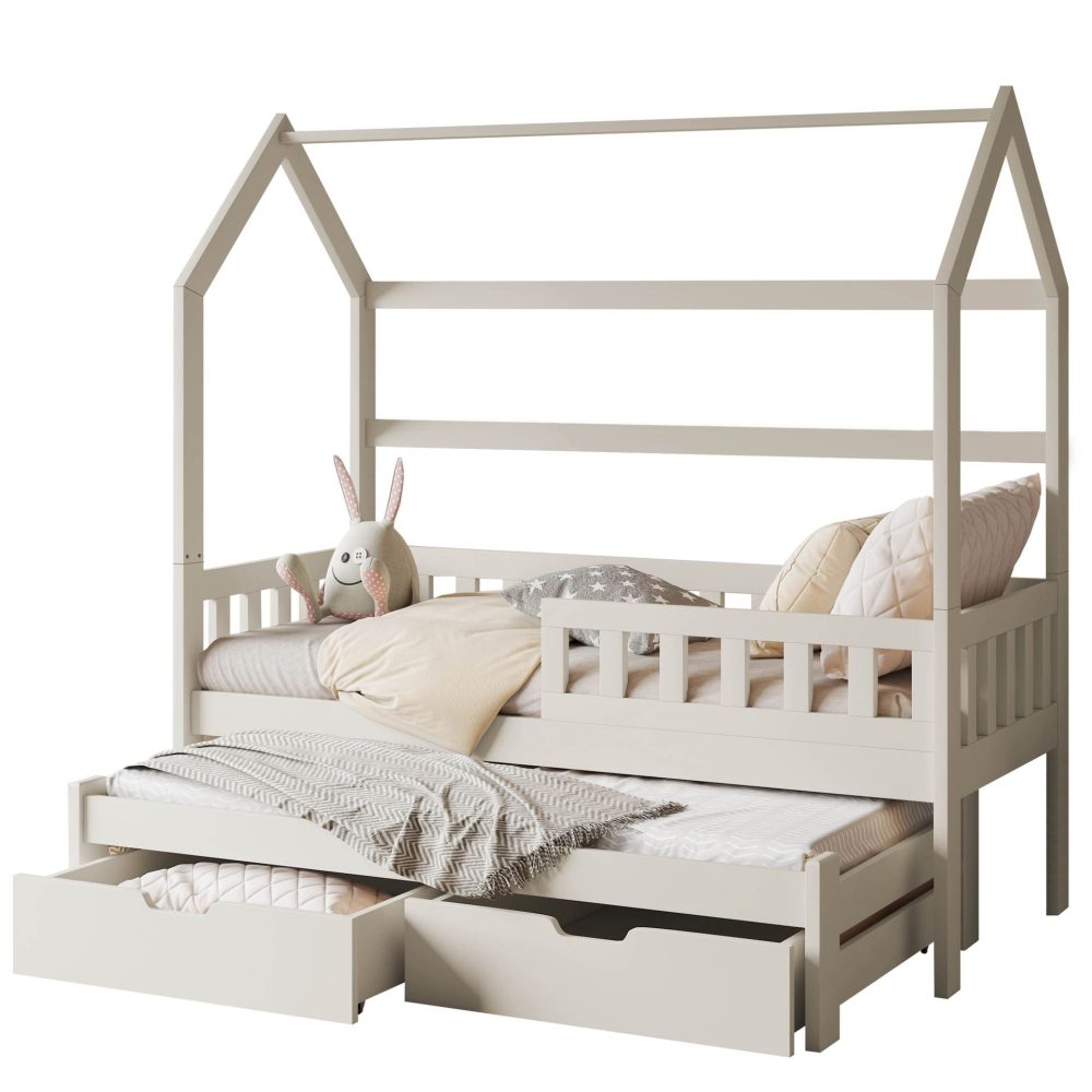 Majbelle Sängram Hussäng 80x180 cm med förvaring och extra liggplats