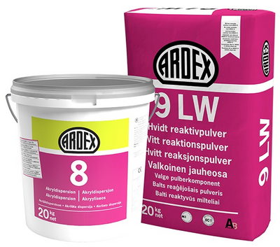 TÄTSKIKT ARDEX 9 LW LÅNGSAM 5KG