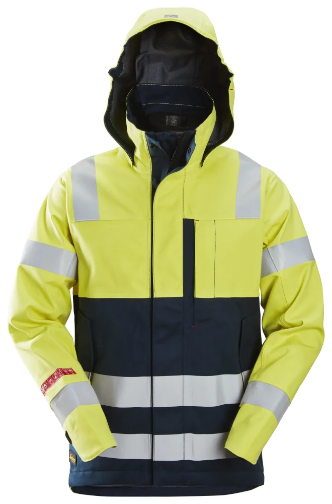 Snickers Workwear 1362 ProtecWork Skaljacka lång, gul/blå Gul/blå
