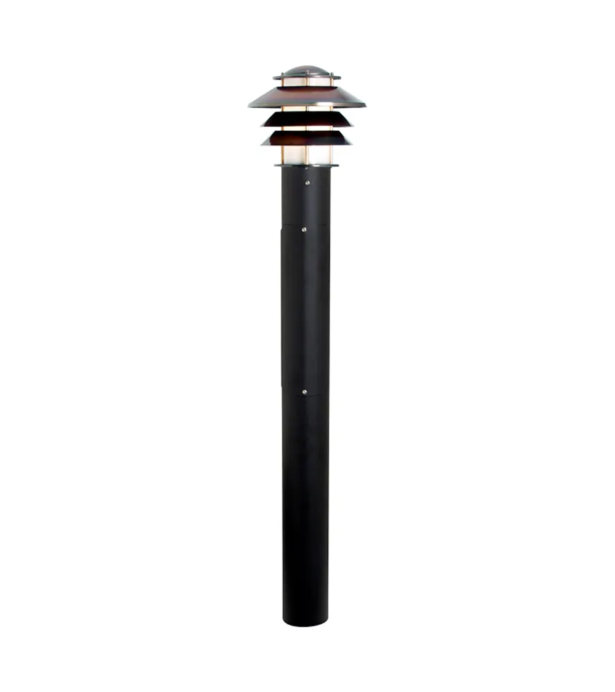 Westal Alefors Pollare 10 W, 227 lm, 3000 K, 1250 mm Svart, blästrad