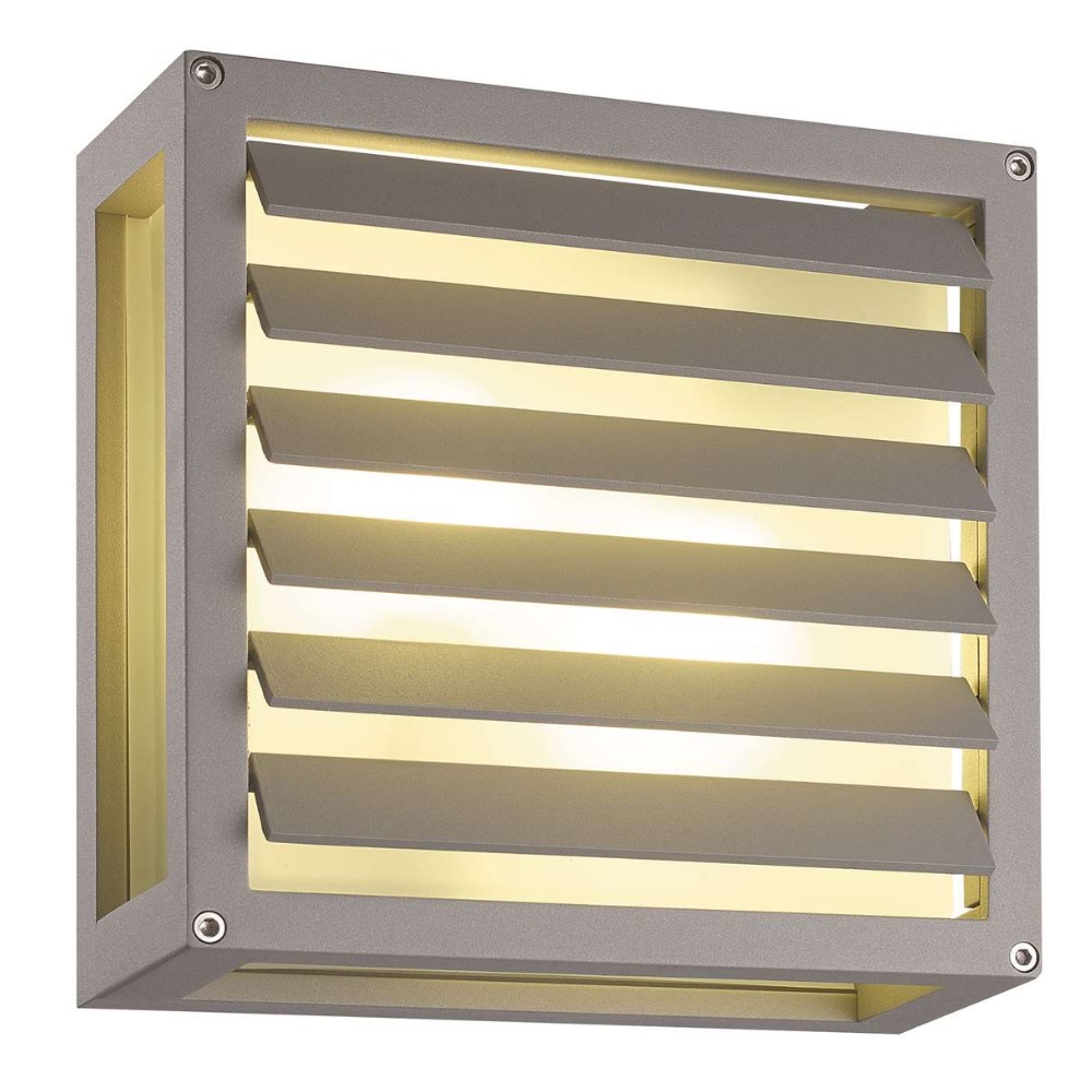 Väggarmatur Pite II, 230V, E27, IP54, Silver, Malmbergs