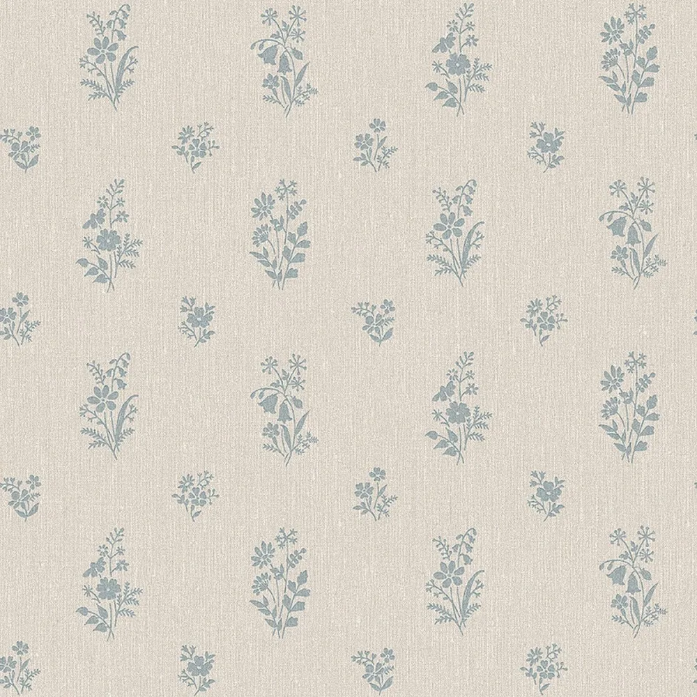 Tapet Dreamy Escape Petit Fleurs 4264 Blå Blommig