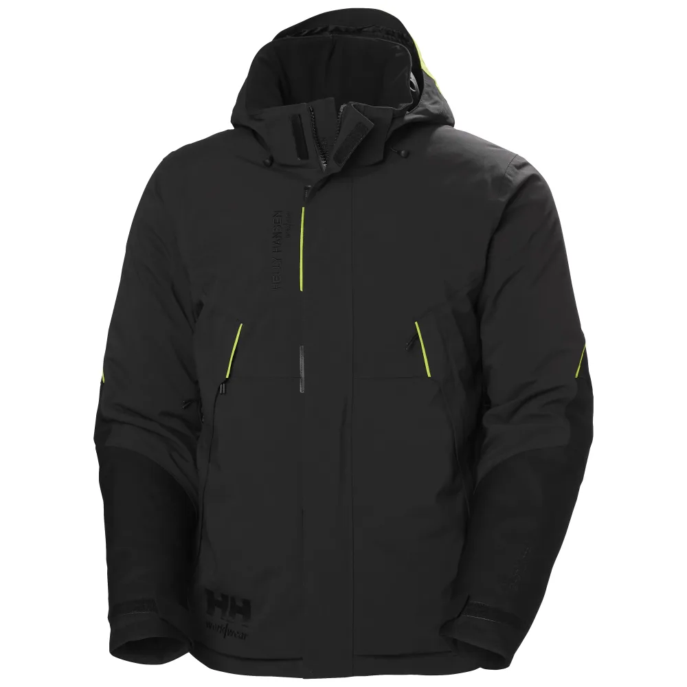 Helly Hansen Workwear Magni Evolution 71303_990 Vinterjacka svart/lime XXL