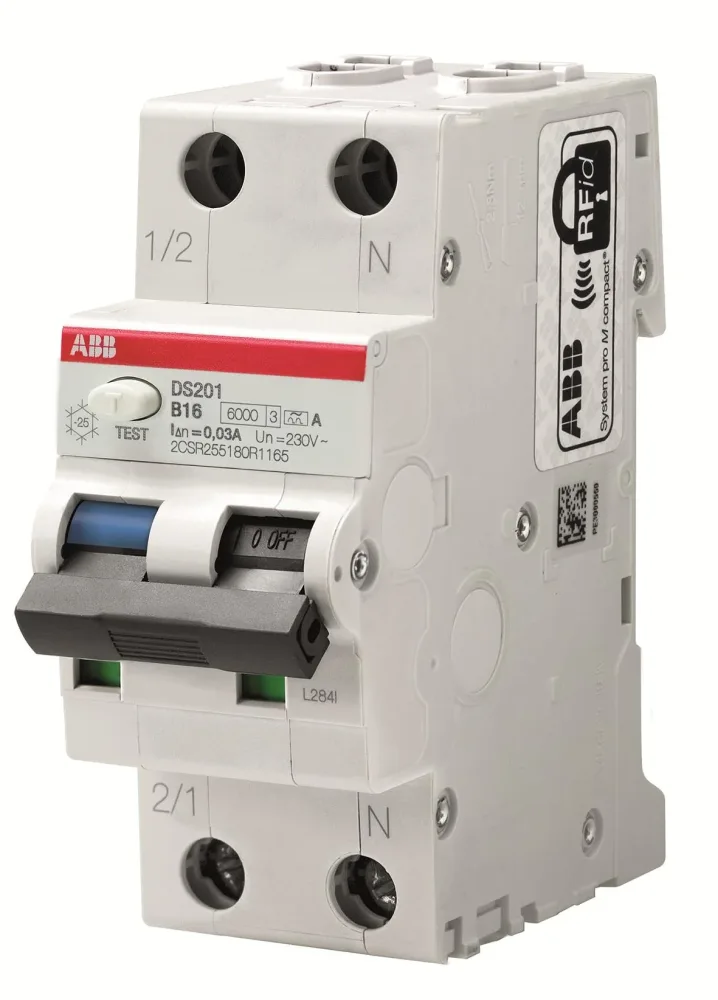 ABB 2CSR255180R3087 Personskyddsautomat 6kA, K-karakteristik, typ A DS201 K8 A300 - Bild 2